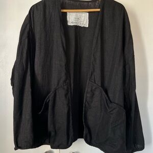 notPERFECTLINEN Black Blazer